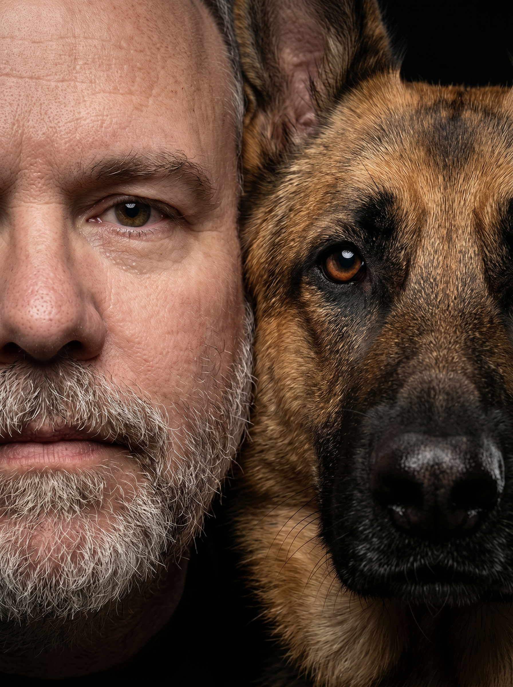 Jim and Thor — Yotes cap portrait
